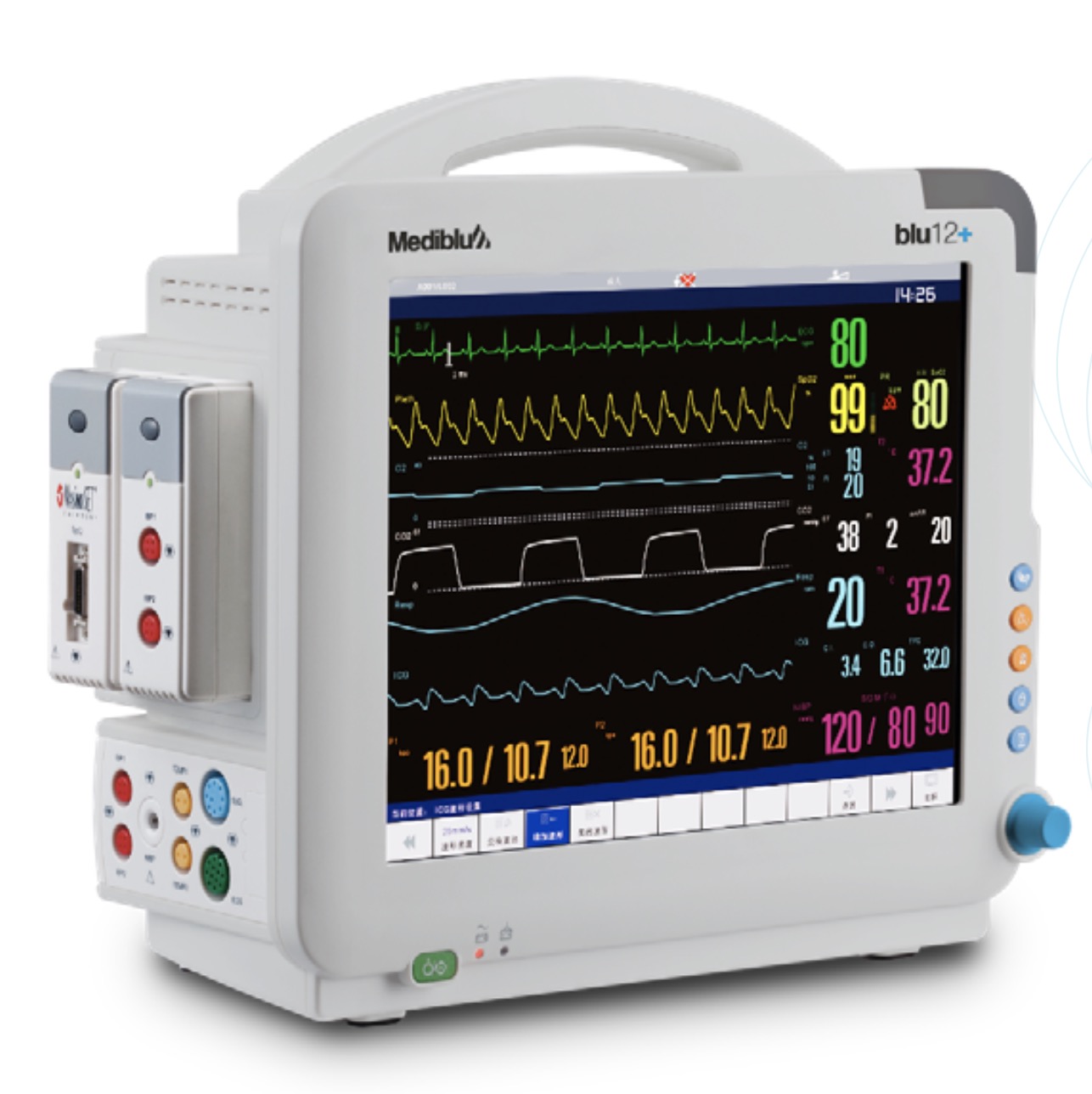 Monitor theo dõi bệnh nhân- Dạng Module  Blu12+ Mediblu/ Mỹ
