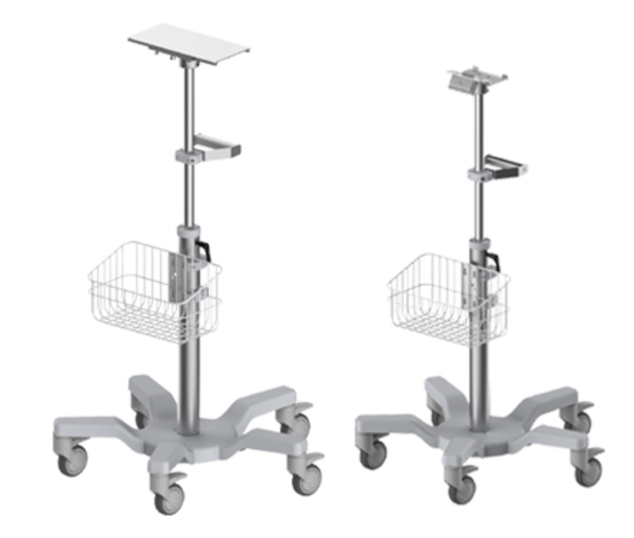 Xe đẩy monitor y tế